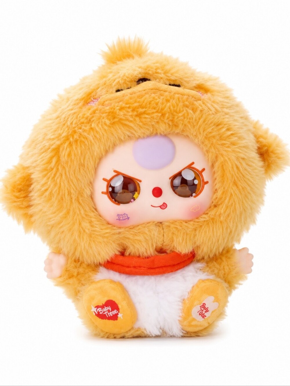 Baby Three Weirdly Adorable Mini Plush NIB - Fed-Up Fussy Duck